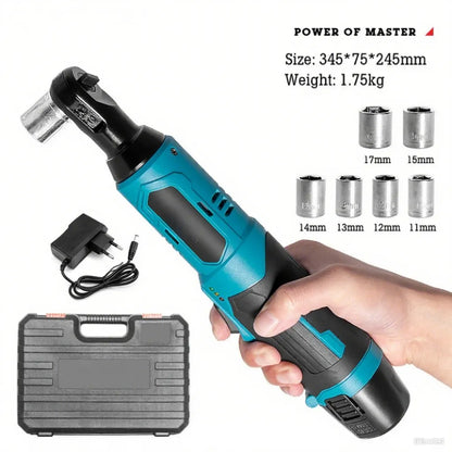 Lithium-ion ratchet wrench (for tight spaces)