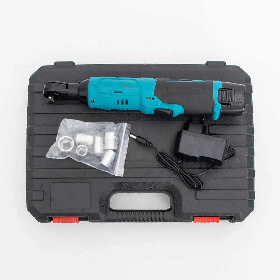Lithium-ion ratchet wrench (for tight spaces)