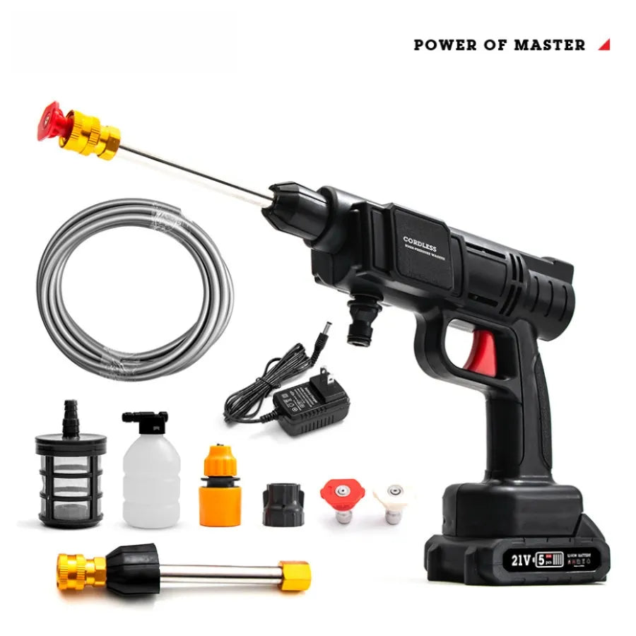 Lithium battery car wash water gun