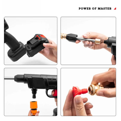 Lithium battery car wash water gun