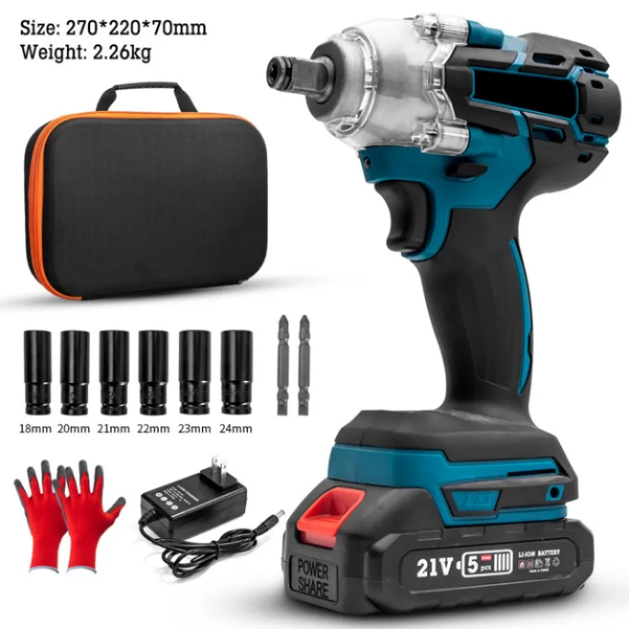 High-torque electric wrench