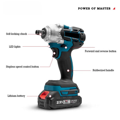 High-torque electric wrench