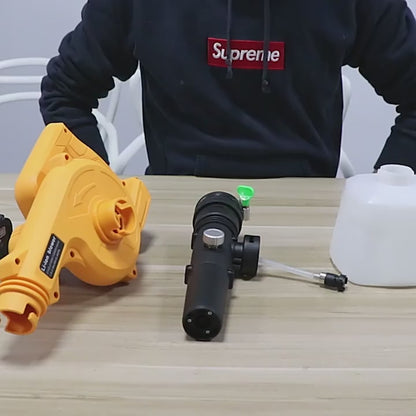 Lithium-ion hair dryer atomizing spray machine